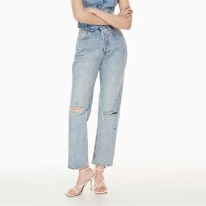 Aritzia Denim forum Joni high rise loose jeans